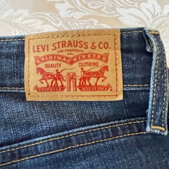 Levi's 721 Blue Skinny High Rise Jeans Size 26 - Picture 2 of 9